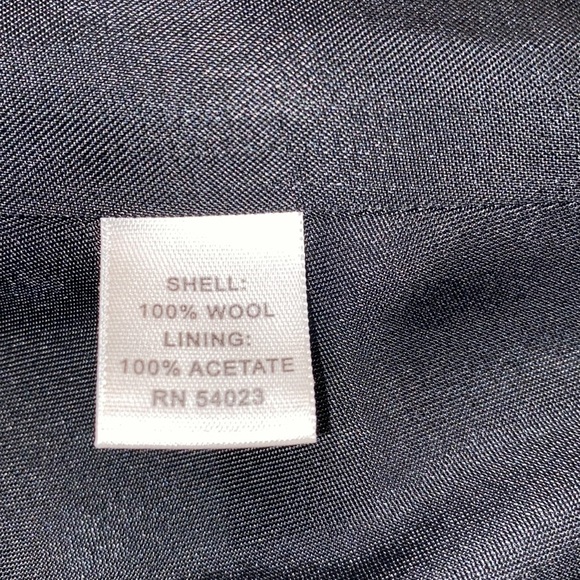 Banana Republic black jacket size xsmall wool blend - Picture 6 of 7